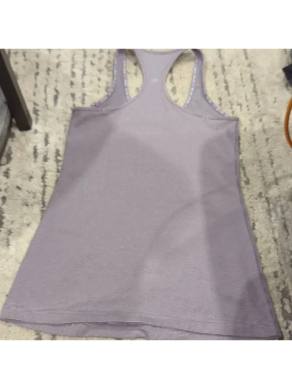 Lululemon Cool Racerback  purple Wee Stripe